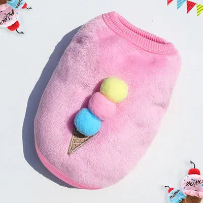 Warm Fleece Coats for Small Dogs & Cats - Winter Clothing