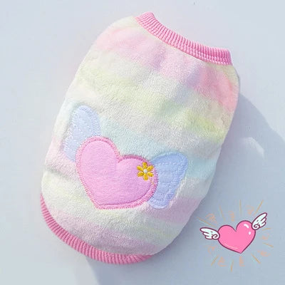 Warm Fleece Coats for Small Dogs & Cats - Winter Clothing