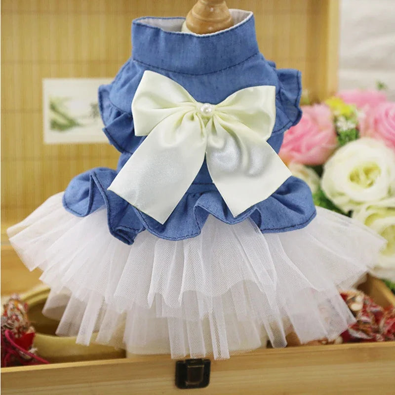 Sweet Denim Dresses for Cats & Dogs - Spring/Summer