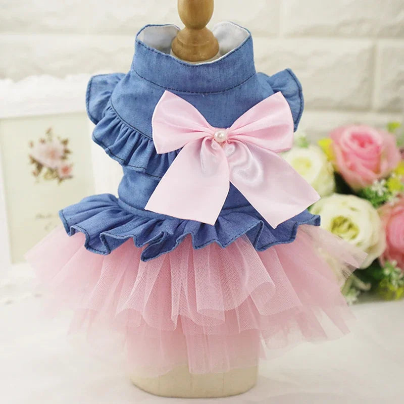 Sweet Denim Dresses for Cats & Dogs - Spring/Summer