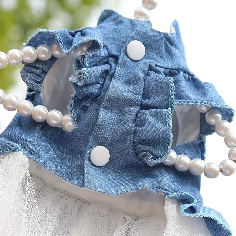 Sweet Denim Dresses for Cats & Dogs - Spring/Summer