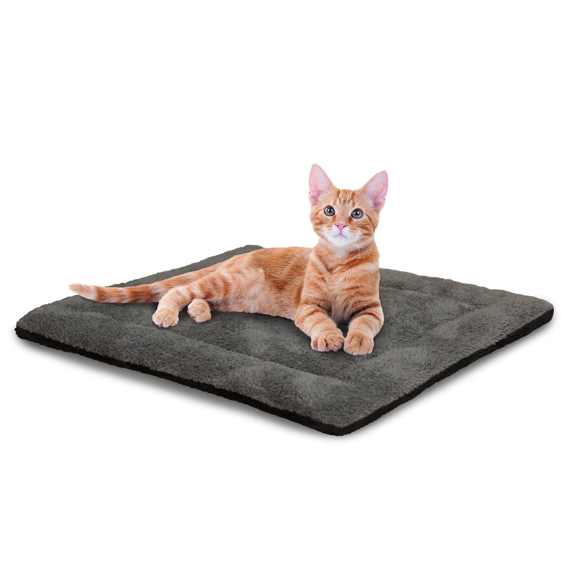 Self-Warming Cat Bed Pad - Reversible, Machine Washable, 21x17in