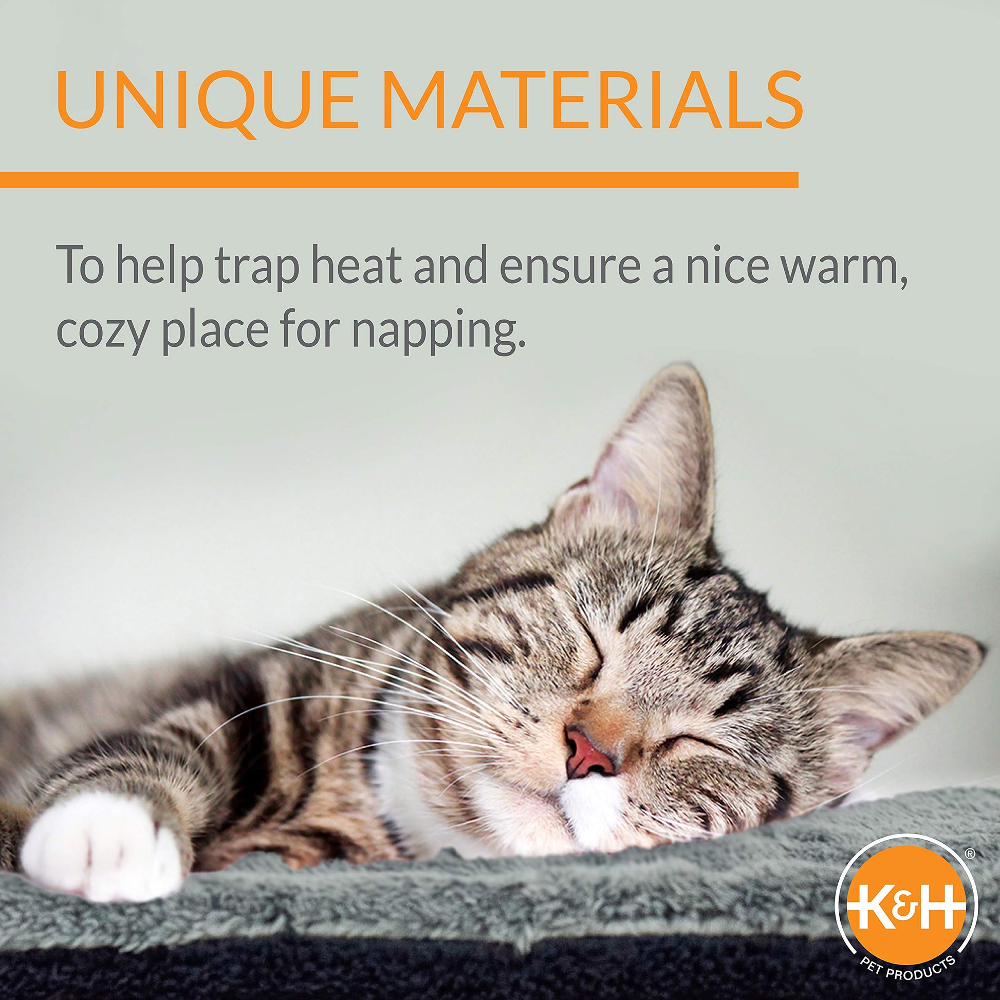 Self-Warming Cat Bed Pad - Reversible, Machine Washable, 21x17in