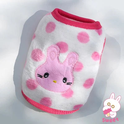 Warm Fleece Coats for Small Dogs & Cats - Winter Clothing
