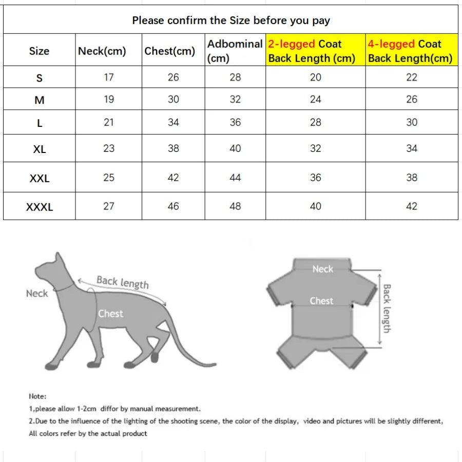 Waffle Sweatshirt Hat Suit for Sphynx Cats & Kittens
