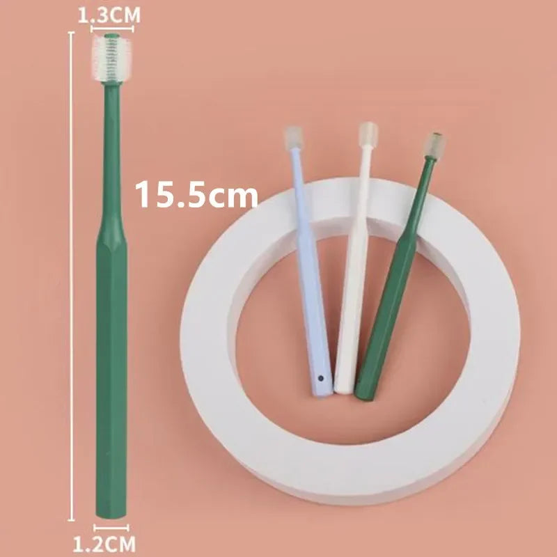 Soft Hair Cat Toothbrush for Teeth Cleaning & Pet Grooming