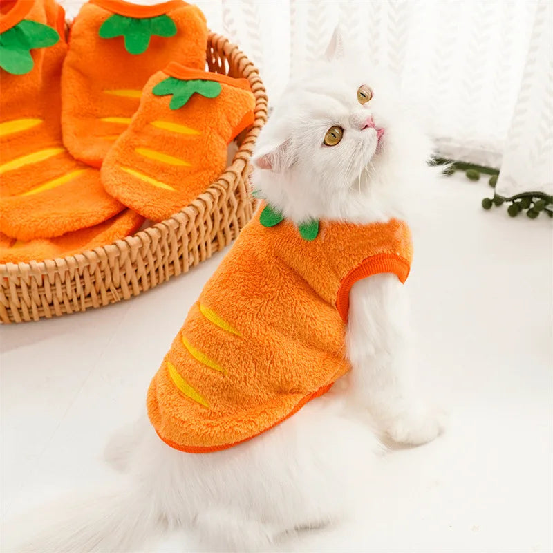 Warm Fleece Coats for Small Dogs & Cats - Winter Clothing