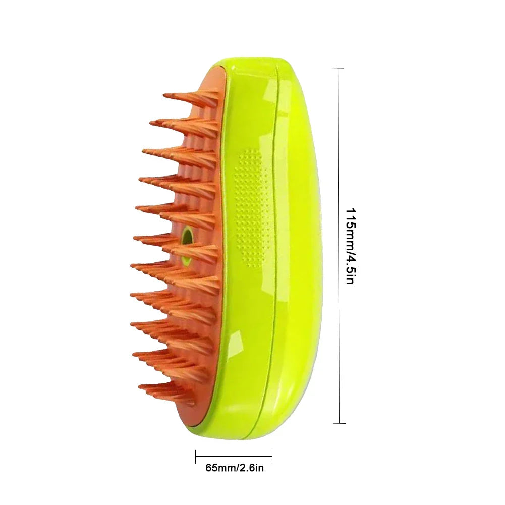 3-in-1 Cat Grooming Brush - Self-Cleaning & Hair Remover