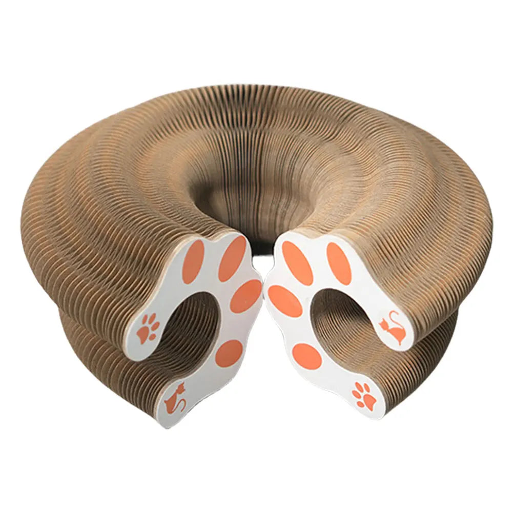 Interactive Cat Scratching Board - Accordion Toy & Claw Grinder