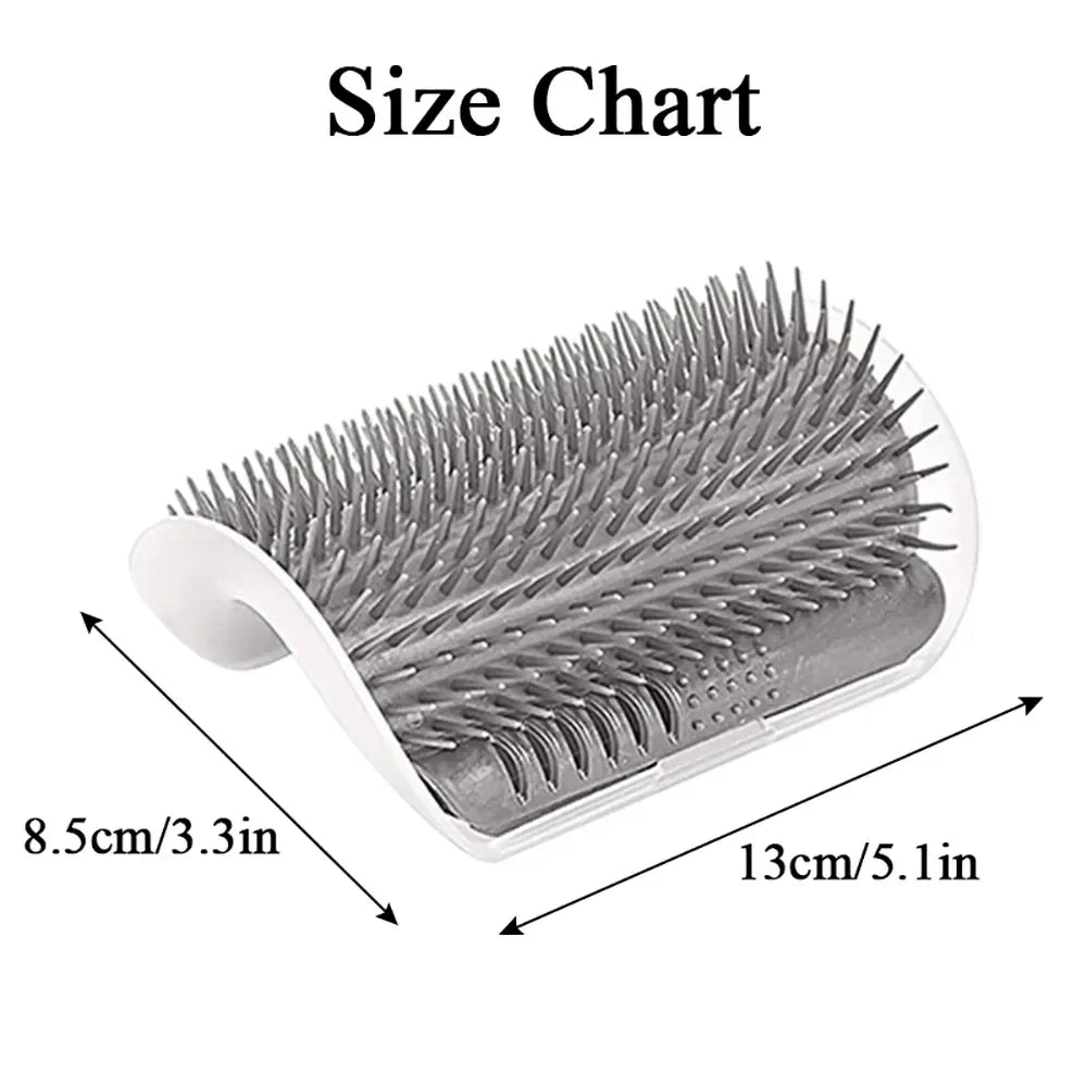 Cat Scratcher Massager & Grooming Brush - Hair Removal & Care