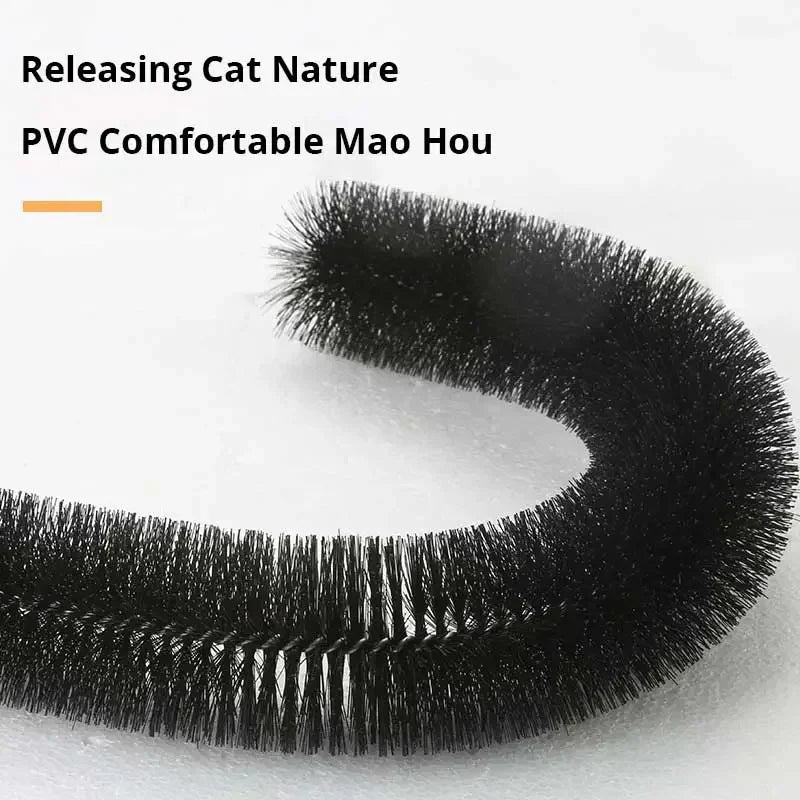 Self-Grooming Cat Toy Arch with Scratching Pad & Massage Brush