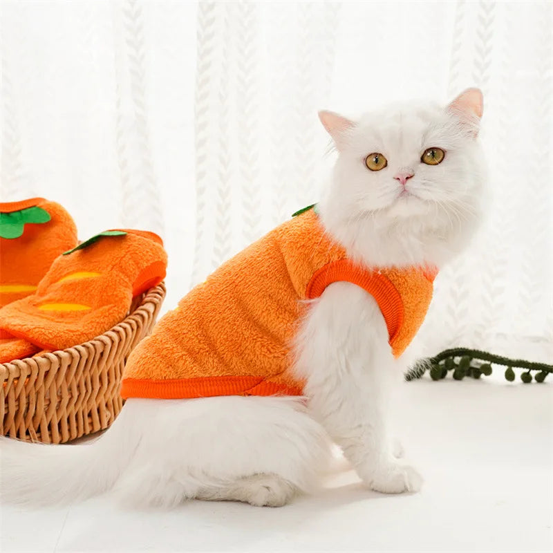 Warm Fleece Coats for Small Dogs & Cats - Winter Clothing