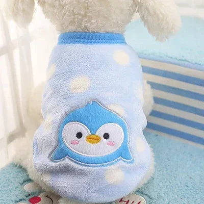 Fleece Winter Vest for Cats & Dogs - Warm Pet Sweater