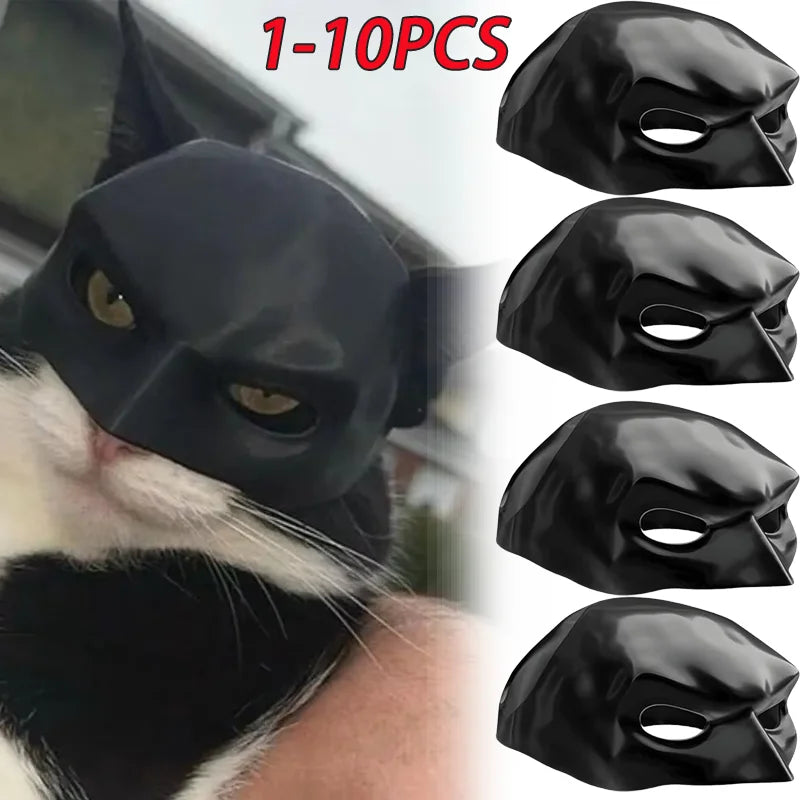 Black Matte Bat Mask for Cats & Dogs - Superhero Costume