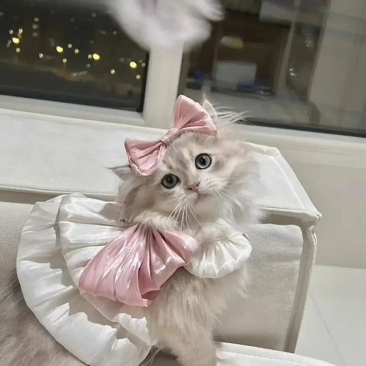 Breathable Spring/Summer Yarn Skirt for Cats & Dogs