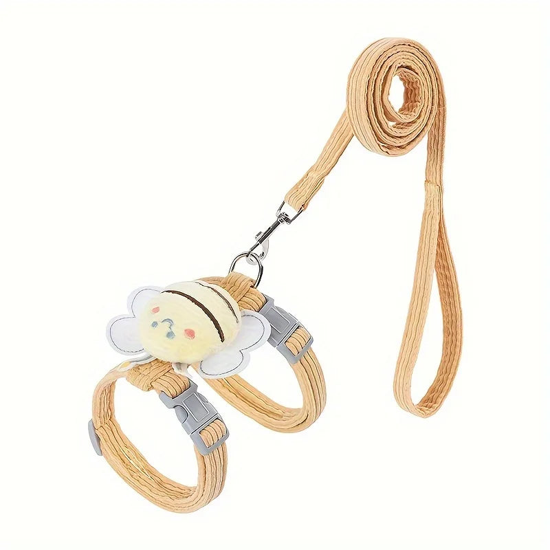 Escape-Proof Adjustable Cat Harness & Leash Set