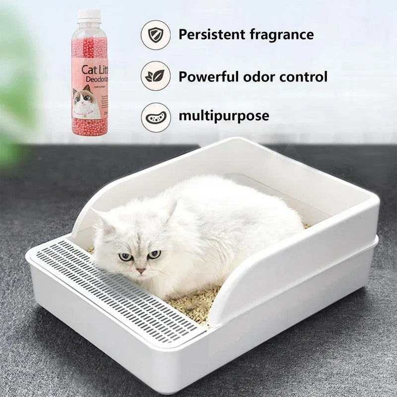 300G Kitten Litter Deodorant Beads - Easy Install, Odor Absorbing