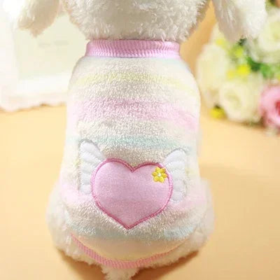 Fleece Winter Vest for Cats & Dogs - Warm Pet Sweater
