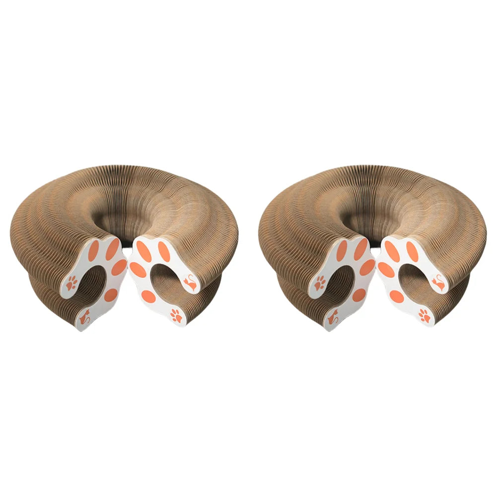 Interactive Cat Scratching Board - Accordion Toy & Claw Grinder