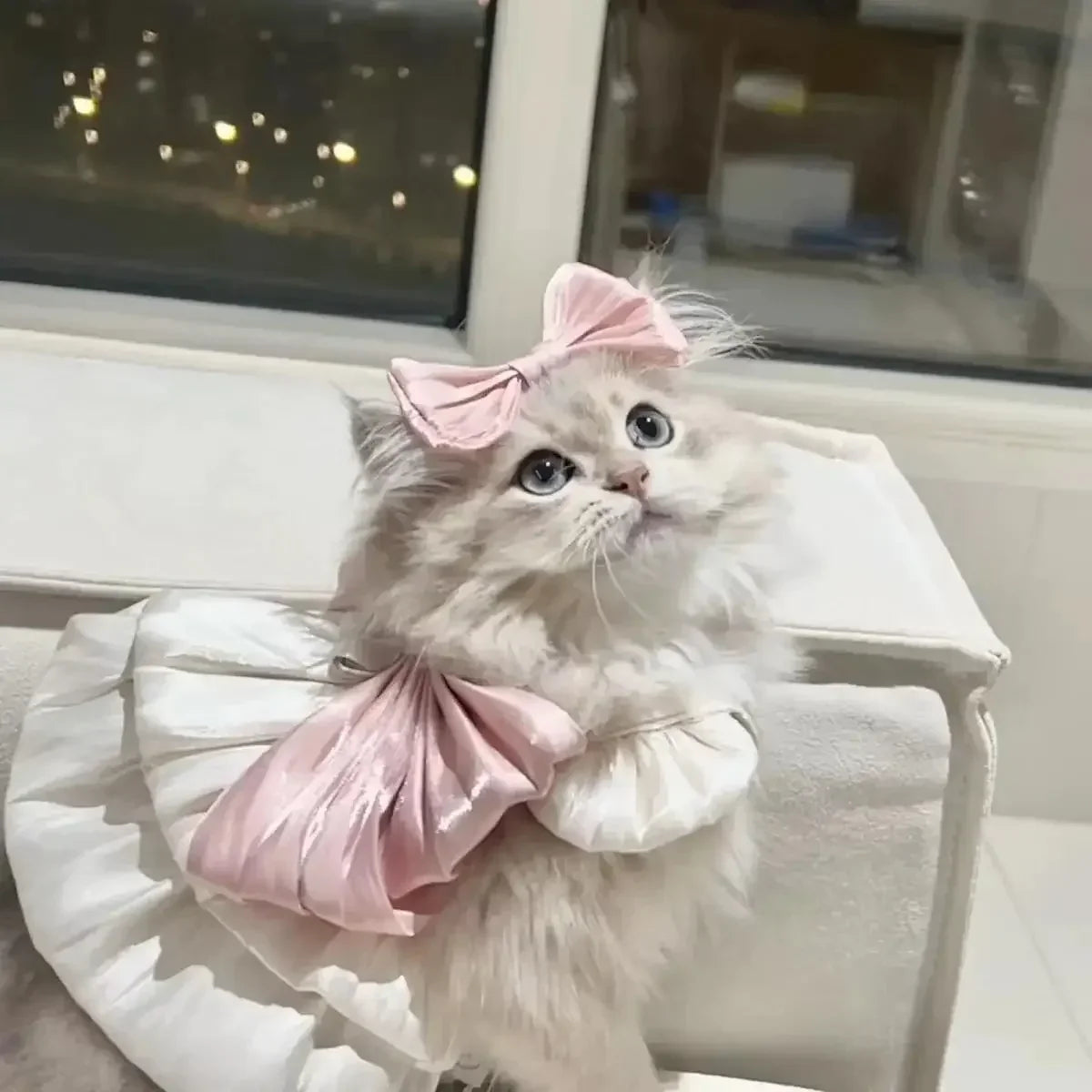 Breathable Spring/Summer Yarn Skirt for Cats & Dogs