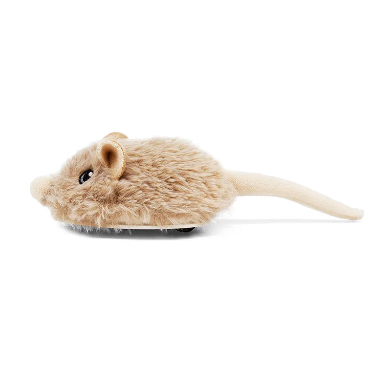 Interactive Rechargeable Motion Mouse Cat Toy with Realistic Sounds