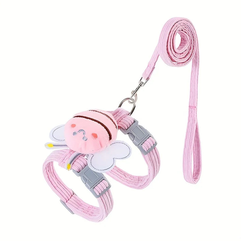 Escape-Proof Adjustable Cat Harness & Leash Set