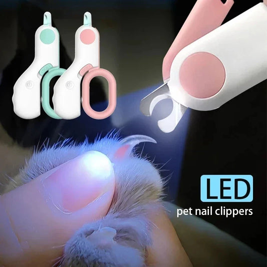LED Pet Nail Clipper - Professional Grooming for Cats & Dogs