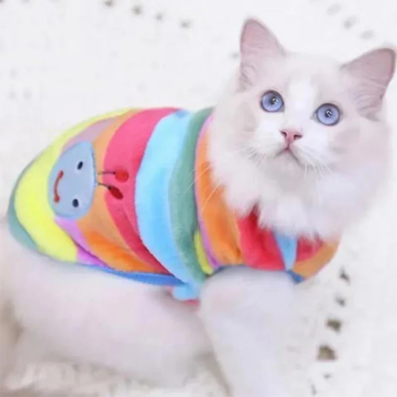 Fleece Winter Vest for Cats & Dogs - Warm Pet Sweater